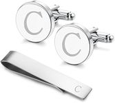 Classic Engraved Initial Cufflinks 