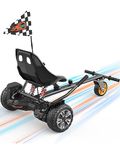 Gyroor K2 Hoverboard Go Kart Attachment for Kids & Adults, Adjustable Frame Length Hoverboard Seat Attachment for 6.5" 8" 10" Hoverboard Self Balancing Scooter