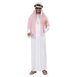 WIDMANN 8904A Men’s Arabian Sheikh Costume. Saudi Prince, Halloween, Stag Do, Carnival