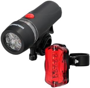 WOLFPACK LINEA PROFESIONAL Kit Luces Led Delantera y Trasera para Bicicleta/Patinete. Funcionamiento a Pilas., 19042045
