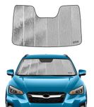 Pigenius Windshield Sunshade for 2018-2023 Subaru Crosstrek/2017-2023 Impreza Window Shade, with Eyesight Driver Assist- AstraGuard