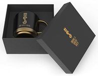 Top Shelf Grind Coffee Mug - The Prosperity Cup (Drink & Grow Rich) - Black & Gold