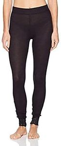 Betsey Johnson Women's Waffle Knit and Lace Pant, Raven Black, S