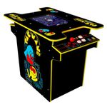 Arcade1Up PAC-Man Head-to-Head Arcade Table with 12 Games, Multiplayer Control Panel, & 17-Inch Color LCD Screen, Black Series Edition