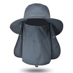 Sun Hat With Neck Flap