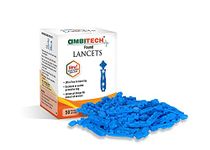 AmbiTech Round Lancet Needle Blue |50 Pieces| Made in India