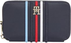 Tommy Hilfiger, Women, Poppy Large Za Corp, Wallets, Blue, One Size