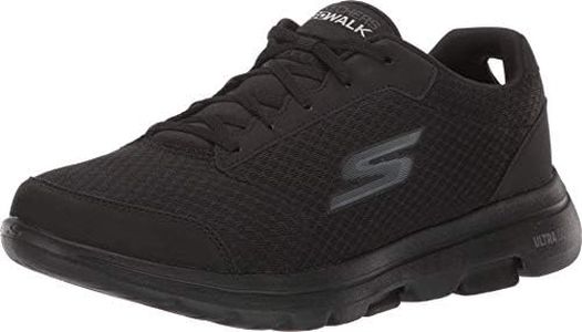 Skechers Men's GO Walk 5 - Qualify Shoe, Black, 11 Extra Wide US