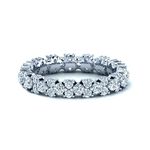 1.00 Carat Round Diamonds Garland Full Eternity Ring in White Gold (R)