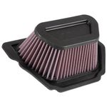 K&N Engine Air Filter: High Performance, Premium, Powersport Air Filter: Fits 2015-2019 YAMAHA (MT-10, YZF R1, YZF R1M, YZF R1S) YA-1015