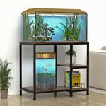 VANVERB Fish Tank Stand for 40 Gallon, Wood Aquarium Stand with Shelves for Fish Tank Accessories Storage, 660LBS Capacity