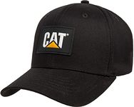 Caterpillar Men's Cat Patch Cap, Black, Black, One Size