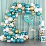 Balloon Arch Kit Pearl Retro Teal B