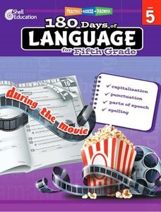 180 Days: Reading, Vocabulary/Language for 5th Grade Practice Workbook for Classroom and Home, Cool and Fun Practice Created by Teachers