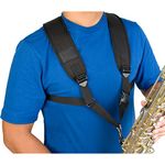 Protec A306M Large Universal Saxophone Harness with Metal Snap - Black