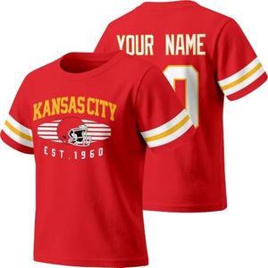 KREDE Kansas T Shirt Custom Name Number for Kids Girl Boy Gift