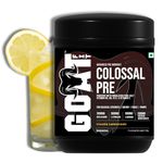 G.O.A.T Fit Colossal Pre | PreWorkout Powder (Masala Lemonade 180gm 15 Servings) 200mg Caffeine 3.5g Beta-Alanine 3g Citrulline 1.5g Arginine 1g Creatine with Himalayan Pink Salt