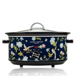 Laura Ashley Slow Cookers 6.5 Litres. Large Capacity Slow Cooker for 8 to 10 People. Energy Efficient Slow-Cooker with 3 Heat Settings. Detachable Ceramic Pot with Tempered Glass Lid - Elveden Navy