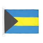 Bahamas NAUTICAL Flag 18'' x 12'' - Bahamian flags 30 x 45 cm - Banner 12x18 in for boat - Drapeau Bahamas AZ FLAG