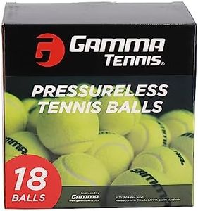 GAMMA Box-O-Balls 18 - Box of 18 Pressureless Tennis Balls -