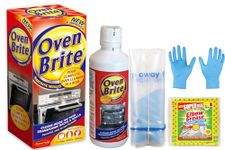 Oven Cleaner- Heavy Duty Oven Cleaning Kit - 500 ml Bottle – Bags for Rack and Gloves Included - Complete Oven Cleaner Set with 1 Pack Power Cleaning Cloth