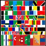 National Flag Stickers for Laptop(1