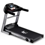 Lifelong FitPro LLTM09AD (4HP Peak) Motorized Treadmill for Home Use | 0.8–12 km/h Speed, 3-Level Incline, 12 Preset Programs | Foldable Soft-Drop, Whisper-Quiet DC Motor, Bluetooth & Speakers
