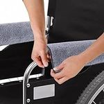 2 Pcs Wheelchair Armrest Pads Cover