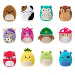 Squishville by Original Squishmallows All-Star Squad - 12 All-Star Fan Favourites, Including Hans, Cam, Malcolm, Avery, and more - Amazon Exclusive