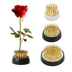 3PCS Flower Frog Holder/Round Flower Fixed Tools with Brass Needle,3 Sizes Flower Arrangement Pin for Garden Home Decoration(2.3cm 3.4cm 4cm)