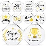 Kigley 10 Pcs Employee Appreciation Gifts Bulk Acrylic Award Trophy Inspirational Acrylic Award Thank You Gifts for Women Clear Award Gifts for Adults Kids Teachers Employee Party Office Decorations