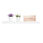 Anika Floating Shelf / 3 Separate Sizes & 4 Colour Options / 3.8cm Thick Hollowboard/Bedroom/Kitchen/Living Room/Office (White, 60cm)