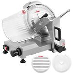 Commercial Electric Meat Slicer 1600RPM Food Cutter 10" 12" Deli Cheese Slicer