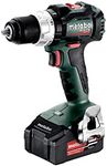 Metabo 602325500 Cordless Screwdriver BS 18 LT BL 18 V, Brushless - Includes 2 CAS Li-Power Battery Packs (18 V/4.0 Ah); Charger and Transport Case