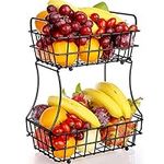 TomCare 2-Tier Fruit Basket Metal F