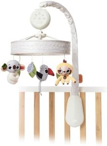 Tiny Love Boho Chic Luxe Musical Mobile Baby Infant Toys Bed Decoration Entertainment & Developmental Electronic Features, White Noise, Volume Control, Timer and Night-time LED Light