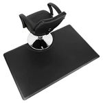 exproyzk Barber Shop Chair Mat Anti-fatigue Floor Mat Salon Mat for Hair Stylist 2cm Thick Office Comfort Floor Mat Easy to Clean (Color : Rectangle, Size : 156x93cm)