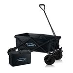 Nasscarts, Foldable Beach Cart with Bonus Cooler Bag - Off-Road Wagon, Multi-Terrain Trolley, Collapsible, Folding Handcart - Great for Shopping, Gardening, Camping, Fishing - 80 kg Loading Capacity