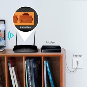 TP-Link 4G LTE Wireless Router – SIM Card Slot, TL-MR6400