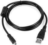 Schsteindar® USB Cable Photo Transfer Cord UC-E6, UC-E23, UC-E17 for Nikon Digital SLR DSLR D3300 D750 D5300 D7200 D3200, Coolpix L340 L32 A10 & More (See List of Compatible Models) 1.5 meter Length