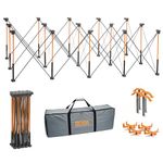 Bora Centipede 4' x 8' Work Support Sawhorse, 4 x-Cups, 4 Quick Clamps, C/S Bag, CK15S