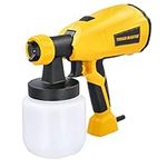 Paint Sprayer 400W HLVP Spray Gun 3 Patterns 3 Nozzles 800ML Container Electric Spray Gun For Furniture, Cabinets, Fence, Walls, Door, Garden Chairs, Home Painting DIY TOUGH MASTER