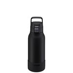 Tiger Large Capacity Bottle with Handle, 1.0 L Vacuum Insulated Double Wall Ultra Light Stainless Steel, Certified Antibacterial Stopper, MTA-B100-KK