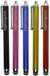 5 x ULTRA SMOOTH Rubber Tip Universal STYLUS PEN for ALL Moble Phones Tablet IPAD Apple iphone 3 4 5 Samsung Nokia Blackberry HTC LG MOTOROLA