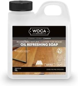 WOCA Oil Refreshing Soap, Natural 1L - Concentrated Wood Cleaner for oil finished hardwood floors, tables, millwork, cutting boards, countertops and butcher block