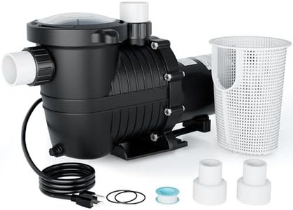 LANCHEZ In/Above Ground Pool Pump, High Flow (Variable Speed, 2 HP, 6600 GPH, 115V)