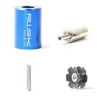 COMYIIKEE 4 Pieces Bike Headset Star Nut Universal Bike Star Nut Bicycle Fork Star Nut Set for Mountain Road Bike Hybrid Bike