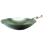 Hancock 16" (40cm) RBW16 Commercial Quality Round Based Carbon Steel Wok