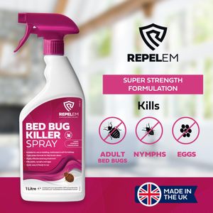 REPELEM Bed Bug Killer Spray 1L – Fast-Acting Insect Control