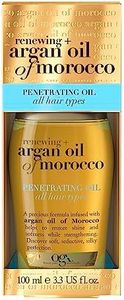 OGX Argan Oil of Morocco Extra Penetrating Hair Oil for Dry and Damaged Hair, Intense Hydration and Frizz Control, Infused with Natural Argan Oil, Suitable for All Hair Types, 100ml